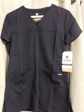 ADAR Pro Scrub Top for Women, Size XS